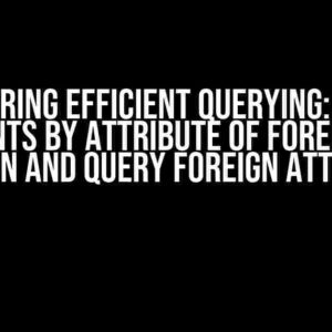 Mastering Efficient Querying: Query Elements by Attribute of Foreign Key Relation and Query Foreign Attributes