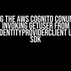 Solving the AWS Cognito Conundrum: Invoking getUser from CognitoIdentityProviderClient using PHP SDK