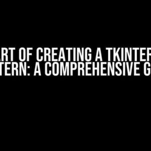 The Art of Creating a TKinter Grid Pattern: A Comprehensive Guide